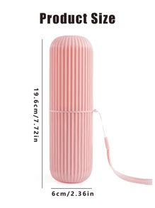 1/2pcs Collapsible Portable Travel Mouthwash Cup, Toothbrush & Toothpaste Storage Box, Compact Travel Camping Toothbrush Cup, Multifunctional Travel Facial Cleanser Set, Essential Travel Toiletries, Beach Holiday & School Trip Organizer, Home Bathroom Decor With 4 Colors Available