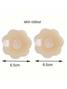 30pcs/24pcs/20pcs/16pcs/10pcs/8pcs/4pcs/2pcs Silicone Invisible Waterproof Anti-Mold Reusable Breast Petals, Nude Feel Silicone Lift Bra Pads, Non-Slip/Breathable Seamless Invisible Self-Adhesive Nipple Covers, With Box, Transparent, Women Lingerie & Underwear Accessories, Outdoor Sports, Bust Pad For Bras, Skin Color/Light Pink, Suitable For Wedding, Halter Top, Lift, Push Up, Round, Flower Type