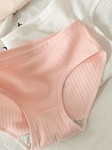 女童简约纯色舒适内裤 - 彩色 - 查看 5