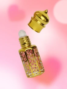 1 瓶阿拉伯粉色花果香精油，香气清新，适合日常使用、居家、聚会、工作等，便携