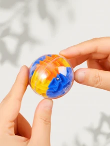 Juego de 6 piezas/12 piezas de Rompecabezas de bola de laberinto 3D mini, juego de ingenio de bola de laberinto, juguete de bola rodante, rompecabezas de cubo de laberinto, juguete para entusiastas de los juegos, regalo para fiestas de Halloween - Multicolor - Ver 3