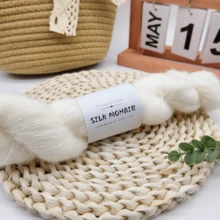 1pc 50g Silk & Mohair Blend Yarn, Soft & Fine Texture, Suitable For Handcraft Knitting Of Sweaters, Cardigans, Shawls, T-Shirts, Dresses, Jackets