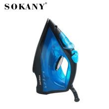 SOKANY SOKANY-11005,Household Electric Iron Handheld Steam Ironer Mini Portable Student Travel Ceramic Base Plate Design Suitable For All Kinds Of Clothes, Constant Temperature Ironing, Non-Damaging Clothes Adjustable Thermostat Control Overheat Safety Protection