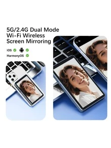 Écran magnétique pour selfies et vlogs, enregistrement sans fil 1080p, caméra arrière pour selfies, vlogs, diffusion en direct sur TikT0k, compatible avec iPh0ne, Android, téléphones portables, pour selfies, activités de plein air, interviews, diffusion en direct, photographie et vidéo, enregistrement vidéo, réunion Zoom, selfies, activités de plein air, interviews, diffusion en direct, vlogging
