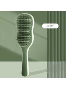 1 Pc Hair Brush Detangler,Self Care Scalp Scrubber, Detangling Comb, Hairbrushes,Detangler Brush For Natural, Curly, Straight, Dry Or Wet Hair Brushes,Creative Detangling Hairbrush For All Hair Types, With Rounded Teeth That Won't Scratch Scalp,Back To School,Travel Holiday Essentials,Hair Accessories For Women
