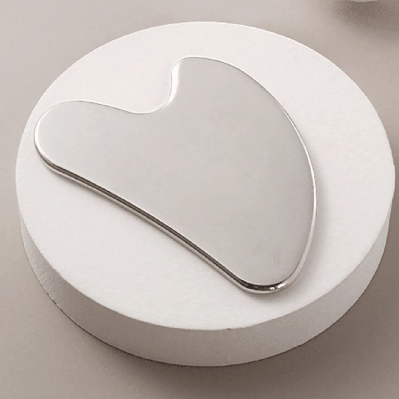 1 件加厚不锈钢刮痧板,用于面部和身体的金属按摩工具,淋巴引流,缓解面部紧张,刮痧按摩工具 - 理想的女性礼物、头发、美发工具、护发、学校、返校、旅行、旅行必需品、家庭必需品、水疗、按摩工具、按摩、按摩器、水疗 - 彩色 - 查看 1