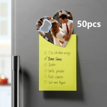 [Custom Item] 1pc/3pcs Customized Fridge Magnet Bottle Opener, Creative Heart-Shaped Bottle Opener, Travel Accessory, Easy To Carry, Can Customize Your Favorite Photo, Pet Photo, Stick On Fridge For Decoration, Suitable For Holiday Decoration, Christmas Gift, Give To Family And Friends, Party Game, Party, Birthday Recoration - Multicolor - View 15