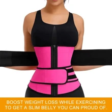 Women Waist Trainer Belt Waist Cincher Trimmer Sauna Slimming Belt Sports Girdle Belt Tummy Control Belt Body Shaper Belt Abdomen Workout Equipment Exercise Waist Belt Suitable For Workout Home Sports And Walk