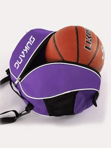 1 pieza Mochila deportiva de alta calidad para baloncesto y fútbol - Bolsa de hombro con diseño de moda para uso al aire libre, adecuada para baloncesto, fútbol y voleibol