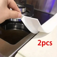 1/2pcs Silicone Stovetop Gap Cover, Heat Resistant Silicone Cover Filler For Gaps Between Cabinet, Oven, Stove, Easy To Clean