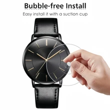 (4 Packs) 0.86in-1.93in Smartwatch Men Women Round Smart Watch Tempered Glass Film Screen Protector Glass 46MM 40MM 42MM 38MM 39MM 37MM 36MM 35MM 22MM-49MM Film Anti-Scratch, High Definition, Bubble Free Gift For Birthday, Family, Friends Watch Screen Protector, Watch Cover, Watch Accessories Waterproof Shockproof Anti-Fall Anti-Fall Anti-Fingerprint Full Cover