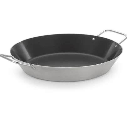  Paellera Polida Revestimento Antiaderente 30 cm Aluminio Nacional