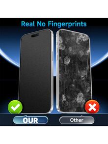 Yezodawee Full Coverage Matte Anti-Peep Anti-Spy 2PCS Privacy Tempered Glass Screen Protector + 2Pcs 3D Camera Lens Protector(2PCS), 4-Piece Set Providing Double Protection, Anti-Fingerprint Compatible With Phone 16ProMax1- To 16/XR/X/XS/7/8