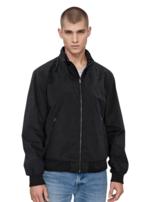 Wrangler HARRINGTON JACKET - Black - View 1
