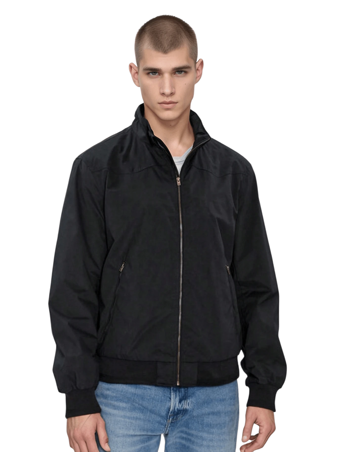 Wrangler HARRINGTON JACKET - Black - View 1