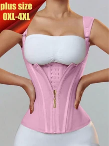 1 PIEZA Corsé de látex para mujer de talla grande, top moldeador, control de abdomen, cintura firme, modelador corporal, cinturón colombiano de cintura, adecuado para yoga diario y moldeado corporal, faja de cintura estilo retro