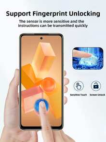 4pcs Full Coverage Tempered Glass Screen Protector, Suitable For Infinix And Other Phone Models, Anti-Fingerprint, Anti-Scratch, Easy To Install - Clear - View 4