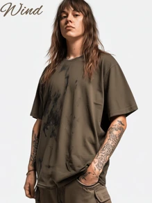 Men's Summer Justice Arrival 3D Graphic Round Neck Short Sleeve T-Shirt, Casual Sports Comfortable Loose Fit, Suitable For Sports, Casual, Home & Gatherings