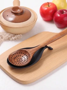 1 件/3 件勺子垫，易于清洁的 TPE 厨房用具垫，硅胶勺子垫，隔热勺子垫，调味盘垫，餐厅勺子架 - 彩色 - 查看 4