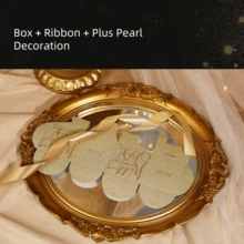 1 pieza/Set de 5 cajas de regalo de boda, apropiadas para obsequiar a seres queridos y amigos, muy bonitas