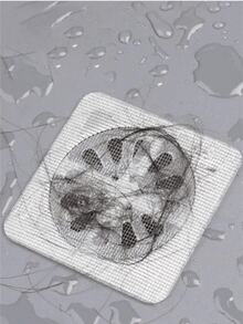 50pcs/30pcs/10pcs/3pcs Anti-Clogging Drain Filter, Hair Catcher For Shower And Bathtub, Easy To Install Drain Filter Stickers, Disposable Drain Cover, Suitable For Kitchen Sink And Laundry Room, Effectively Blocks Hair And Prevents Pests.