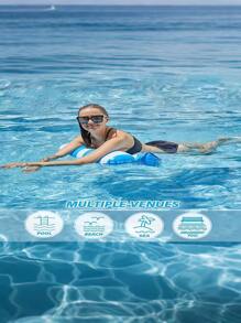 Inflatable Floating Lounger, Foldable Backrest Chair, Water Toy, Leisure & Entertainment, Swim Training Auxiliary, Water Recreation