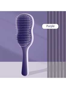 1 Pc Hair Brush Detangler,Self Care Scalp Scrubber, Detangling Comb, Hairbrushes,Detangler Brush For Natural, Curly, Straight, Dry Or Wet Hair Brushes,Creative Detangling Hairbrush For All Hair Types, With Rounded Teeth That Won't Scratch Scalp,Back To School,Travel Holiday Essentials,Hair Accessories For Women