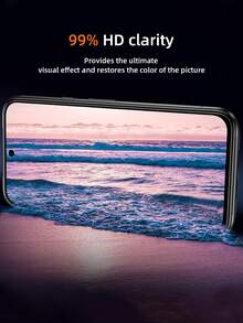 4pcs Full Coverage Tempered Glass Screen Protector, Suitable For Infinix And Other Phone Models, Anti-Fingerprint, Anti-Scratch, Easy To Install - Clear - View 10