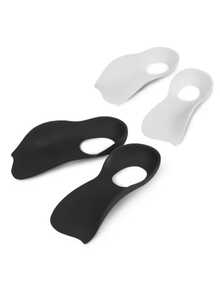 2pcs Arch Supported Insoles For Everyday Wear - White - View 5
