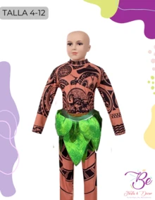 Disfraz Maui Mo_ana Película Infantil Fiesta Cosplay Halloween Cumple - Multicolor - Ver 3