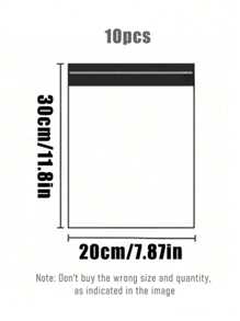 10 sacs de courrier express extra-larges et épais, sacs d'emballage scellés, sacs de stockage logistique et enveloppes de transport de vêtements dans différentes couleurs à choisir