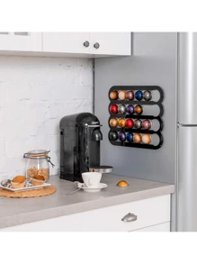 Coffee Capsule Holder Stand Rotary Coffee Pod Tower Rack Rotatable Coffee Pod Storage Shelves Storage 20/40PCS Capsule Back To School