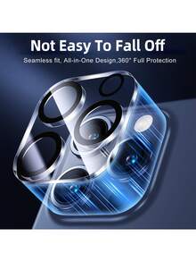 Yezodawee Full Coverage Matte Anti-Peep Anti-Spy 2PCS Privacy Tempered Glass Screen Protector + 2Pcs 3D Camera Lens Protector(2PCS), 4-Piece Set Providing Double Protection, Anti-Fingerprint Compatible With Phone 16ProMax1- To 16/XR/X/XS/7/8