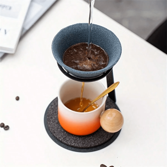 Ceramic Coffee Filter, Microporous Hand Drip Filter, Reusable Tea Filter, High Temperature Firing, No Paper Required, For Coffee And Tea Brewing Back To School