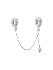 1PC 925 Sterling Silver Fashionable Flying Butterfly Security Chain Pendant Suitable For Bracelets DIY Women's Jewelry - Bạc - Xem 9