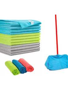 Magic Microfiber Cleaning Cloth Large Giant 60x80 High Absorption Easy Dry Durable - 2 unidades - Ver 8