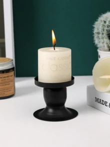 1 Stück runder Eisenkerzenhalter, für Zuhause, Wohnzimmer, Schlafzimmer, Esszimmer, Feiertage, Hochzeitsdekoration, Geschenke Geburtstag Abschluss Heimdekoration Weihnachtsdekorationen Raumdekoration Weihnachten, Weihnachtsgeschenke