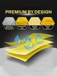 Highly Absorbent, Scratch-Resistant & Reusable Car Drying Towel - Quick Dry Microfiber Suede Cloth For Car Detailing, Glass & Paint Cleaning, High Absorbency & Gentle Surface Protection - Multicolor - View 6