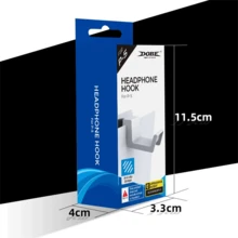 DATA FROG Bracket Hanger Storage Stand For PlayStation 5 Headphone Wall Mount Holder Support Hook For PS 5 Console Accessories - White - View 7