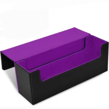 Homthy 600 Slots PU Leather Magnetic Commander Card Storage Box Suitable For MTG And Sports Cards - Multicolor - View 11