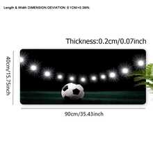 Soccer Football Gaming Mouse Pad Computer Large Mouse Pad Gamer Laptop Mouse Mat Office Mausepad XXL Keyboard Mat Desk Pad