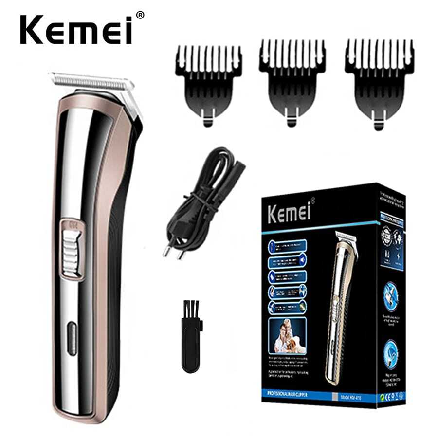 Hot Selling Cordless Hair Clipper, Komei KM-418, Comes With A Professional Hair Clipper And A High-Power Motor. It Is The Preferred Gift For Men And Does Not Damage Or Get Stuck In Their Hair. It Is A Professional Hair Carving And Hair Clipper Designed Specifically For Hairdressers