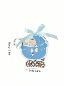 10 st ny godislåda för barnvagn, personliga lådor för födelsedagsfest för spädbarn/småbarn, godisbehållare för baby shower - Multifärgad - Visa 2