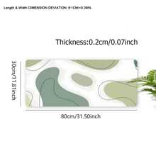 Abstract Floral Minimalist XXL Mouse Pad Gaming Accessories Office Gamer Keyboard Green Desk Mat Non-Slip Laptop Rubber Mousepad,School Supplies,Back To School Gaming Mouse Pad