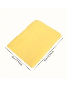 Highly Absorbent, Scratch-Resistant & Reusable Car Drying Towel - Quick Dry Microfiber Suede Cloth For Car Detailing, Glass & Paint Cleaning, High Absorbency & Gentle Surface Protection - Multicolor - View 3