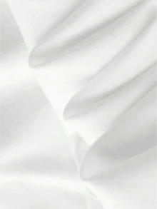 1 Pack Girls Casual Printed Crew Neck Short Sleeve T-Shirt Summer Student Youth Clothing - 白色 - 查看 3