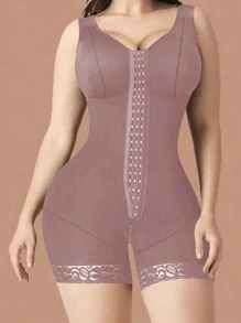 Women's Body Shaperwear High Compression ,Butt Lifting And Tummy Control ﻿ Jumpsuit For Women Full Body Shaper 3 Hooks Waist Trainer Butt Lifter,Suitable For Daily