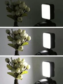 LED Camera Selfie Ring Light, Portable Clip-On Lighting Panel, Suitable For Camera/Phone/Laptop/Tablet/Computer, For Photography/Makeup/Vlogging Lighting - Multicolor - View 5