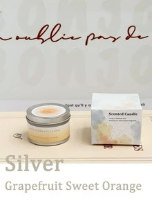 1pc Gold & Silver Scented Candle, Wedding, Birthday, Valentine's Day, Mother's Day, Father's Day Decoration, Home/Hotel Decor, Creative Gift For Friends, Family, Weddings - Multipack Set - Multicolor - View 18