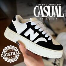 Tênis Feminino NEW Retrô Casual leve e Super confortável Masculino